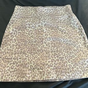 Cheetah skirt